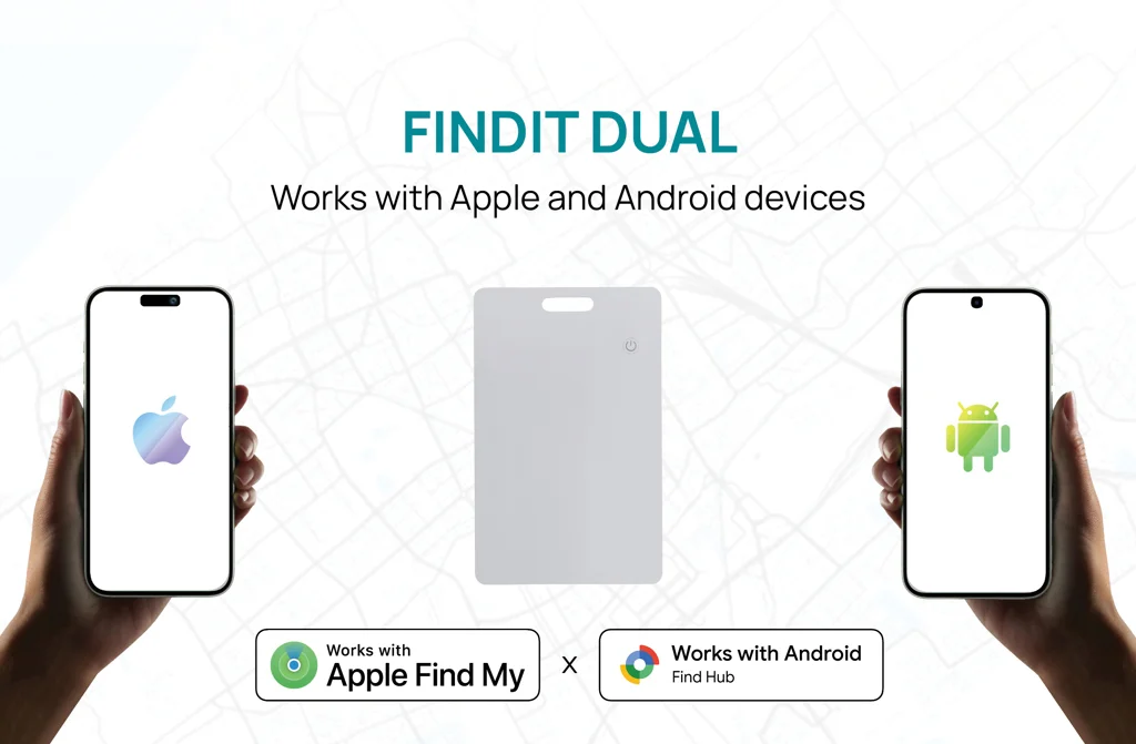 Findit Dual RCS rplastic ultradunne oplaadbare kaart