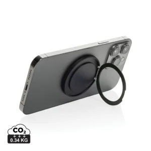 Terra Magnetic RCS rplastic magnetic phone holder with ring grijs