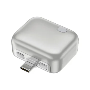 ChargeGuard RCS USB-C-adapter met autom. uitschakeling zilver