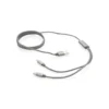 3-in-1 gevlochten nylon kabel