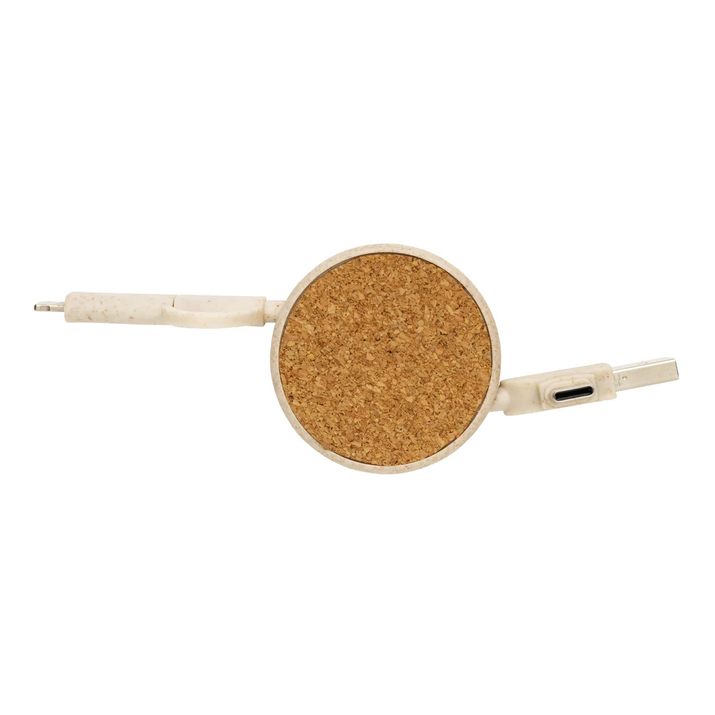 Kurk 6-in-1 oprolbare kabel
