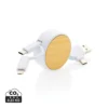RCS gerecycled plastic Ontario 4-in-1 oprolbare kabel wit
