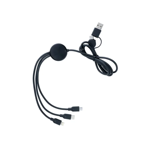 RCS gerecycled TPE en gerecyclede kunststof 60W 4-in-1 kabel