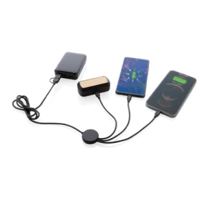 RCS gerecycled TPE en gerecyclede kunststof 60W 4-in-1 kabel