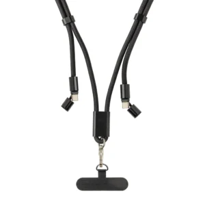 LoopAmp RCS rPET verstelbaar telefoonkoord met 60W kabel