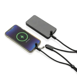 LoopAmp RCS rPET verstelbaar telefoonkoord met 60W kabel