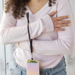 LoopAmp RCS rPET verstelbare telefoonarmband 60W kabel