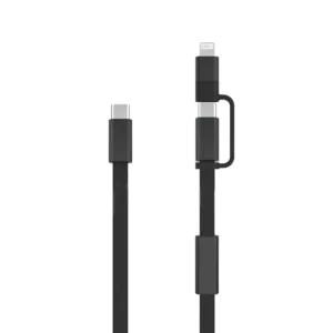 Arc RCS 60W 120 cm 2-in-1 snellaadkabel zwart