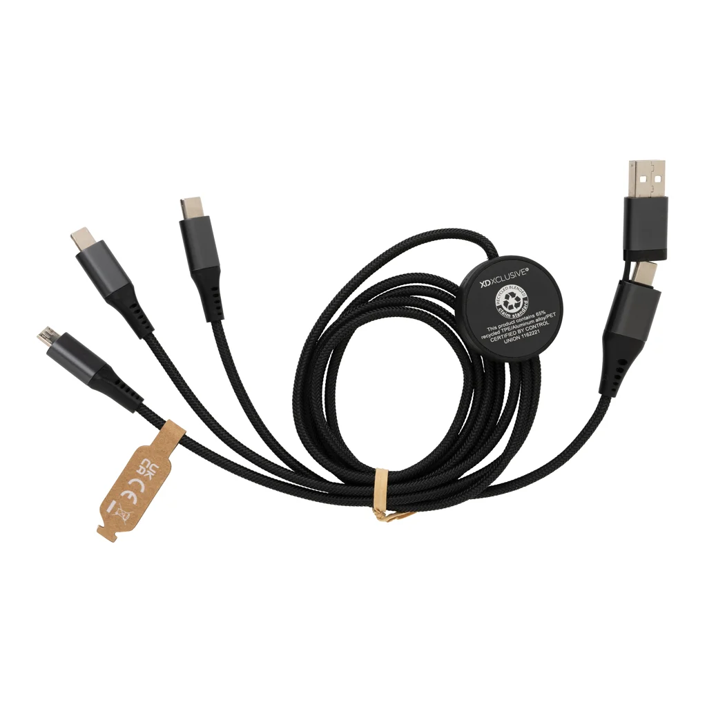 Terra 60W RCS recycled aluminium 120 cm 6-in-1 kabel