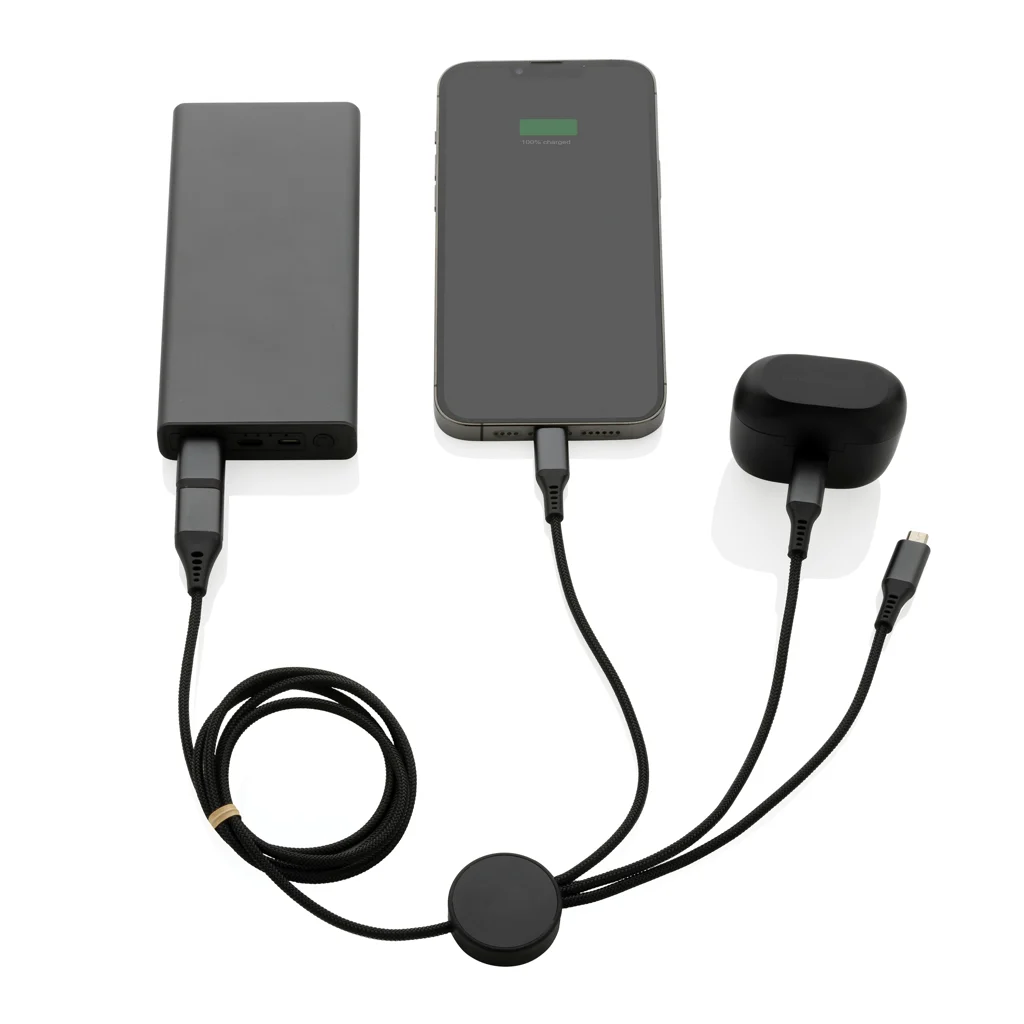 Terra 60W RCS recycled aluminium 120 cm 6-in-1 kabel