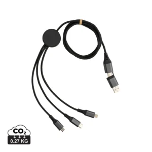 Terra 60W RCS recycled aluminium 120 cm 6-in-1 kabel grijs