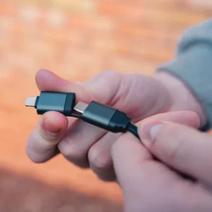 Terra RCS gerecycled aluminium uittrekbare 60W 6-in-1-kabel