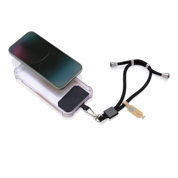 CarryLoop RCS rPET verstelbare telefoonhouder met polsband