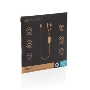 Terra 100W RCS Dual USB-C oplaadkabel