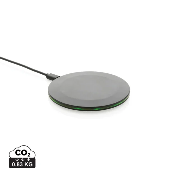 RCS gerecycled plastic 15W draadloze snellader zwart