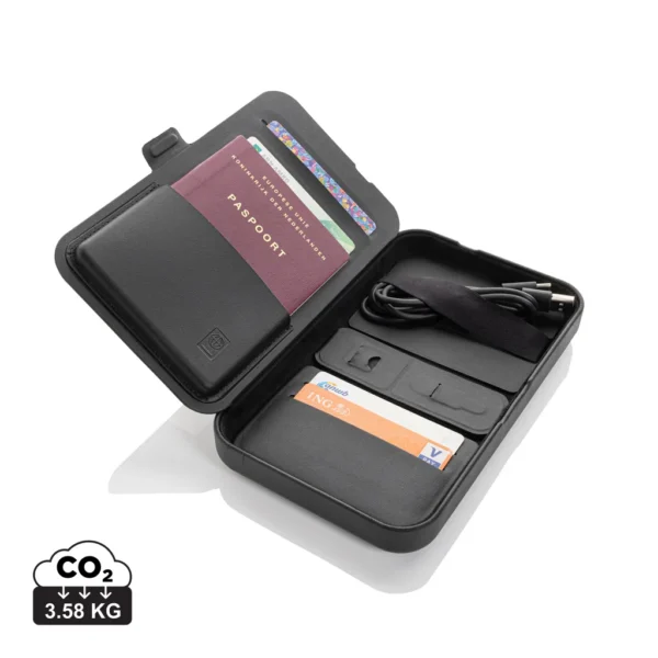 Swiss Peak 3-in-1 reisetui met lader zwart