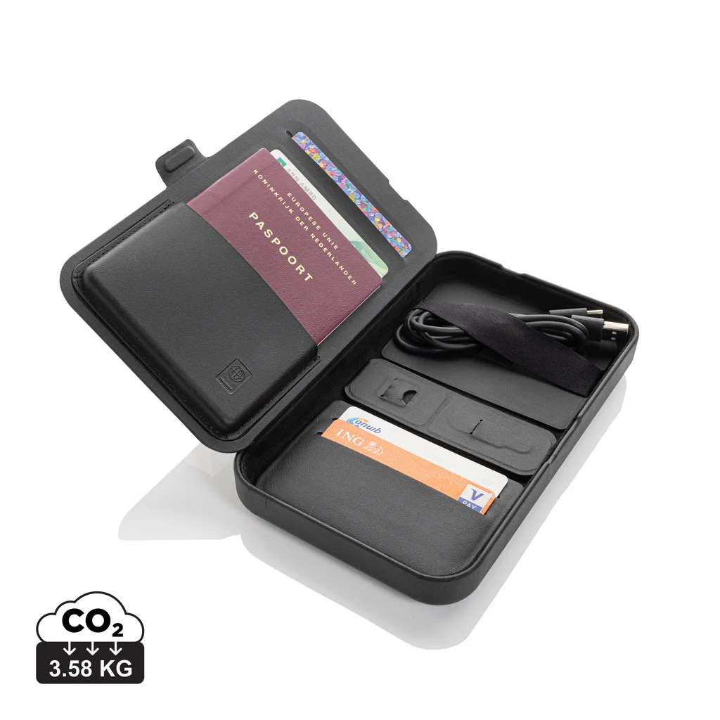 Swiss Peak 3-in-1 reisetui met lader zwart