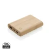 Bamboe 5.000 mAh powerbank bruin
