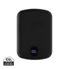 MagBoost gerecycled plastic 5000 mah magnetische powerbank zwart