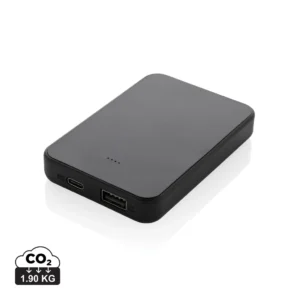 Boostcore RCS recycled plastic powerbank 5.000mAh met USB C zwart