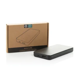 Boostcore RCS recycled plastic powerbank 10.000mAh met USB