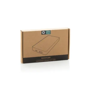 Boostcore RCS recycled plastic powerbank 10.000mAh met USB