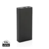 Terra RCS gerecyclede 20W aluminium powerbank 20.000 mAh grijs