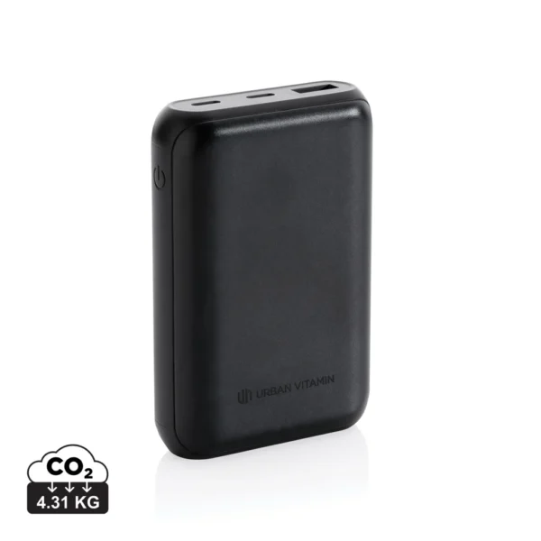 Urban Vitamin Alameda 10.000 mAh 18W PD powerbank zwart