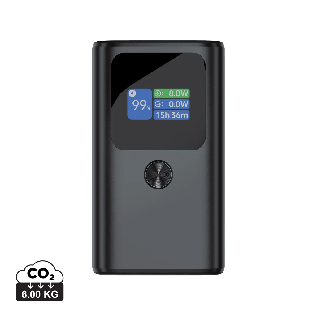 Urban Vitamin Campbell 55W 10.000 mAh zakformaat powerbank grijs