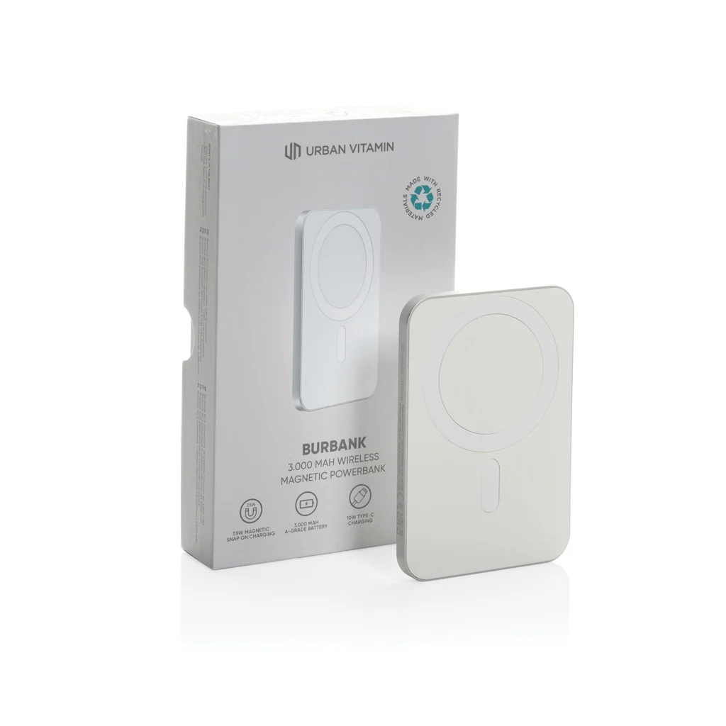 Urban Vitamin Burbank RCS rplastic/alu 3.000 mAh powerbank