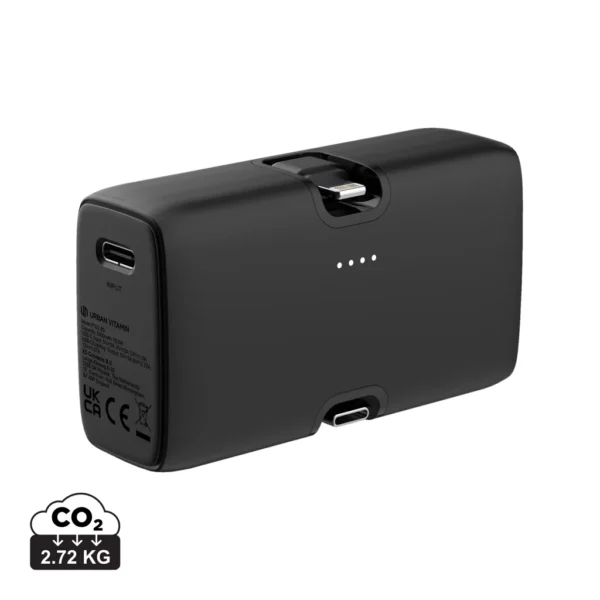 Urban Vitamin Los Angeles RCS rplastic 20W PD powerbank zwart