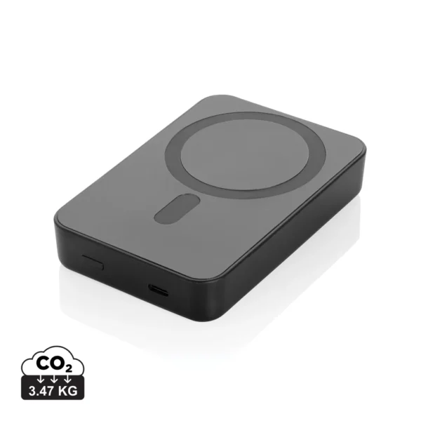 Amporia RCS rplastic magnetische 10.000 mAh powerbank zwart