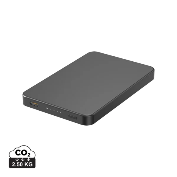 Urban Vitamin Marin 5000mAh magnetic 15W wireless powerbank zwart