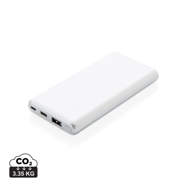 Ultra snelle 10.000 mAh powerbank met PD wit
