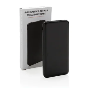 High density 10.000 mAh zakformaat powerbank