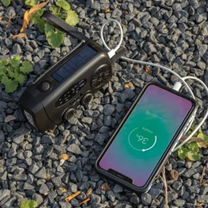 RescueWave noodradio van RCS gerecycled plastic