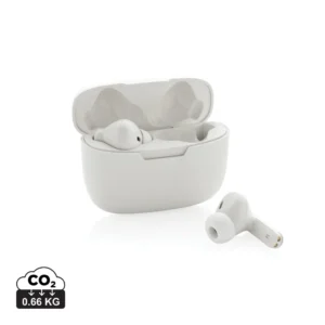 RCS gerecycled plastic Liberty Pro draadloze oordoppen wit
