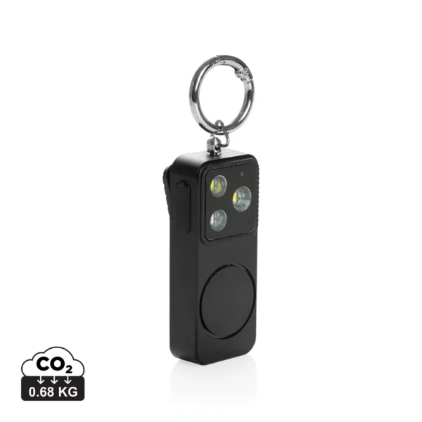 GuardBuddy RCS persoonlijke alarm met USB-C-opladen zwart