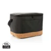 Impact AWARE™ XL RPET two tone koeltas met kurken detail zwart