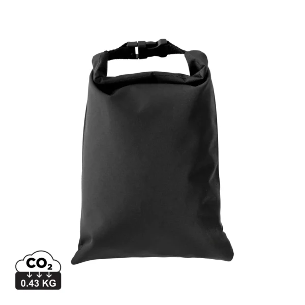Snackstrap AWARE™ RPET opvouwbare lunchzak 30x20CM zwart