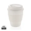 Herbruikbare koffiebeker met schroefdop 350ml wit