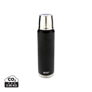 Swiss Peak Elite 1L copper vacuüm fles zwart