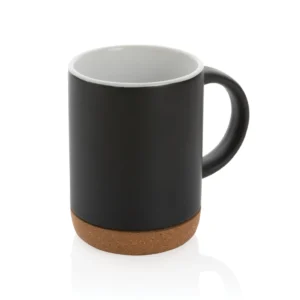 Keramische mok met kurken bodem 280 ml