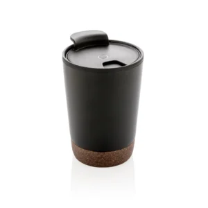 GRS gerecycled PP en roestvrijstalen kurk koffiebeker