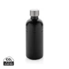 Soda RCS gecertificeerde gerecycled rvs drinkfles zwart