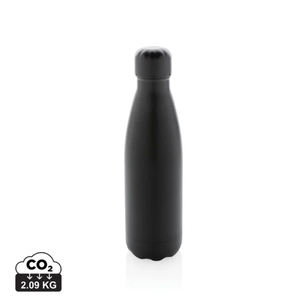 Unikleur vacuüm geïsoleerde roestvrijstalen fles 500 ml zwart