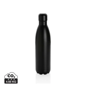 Unikleur vacuum roestvrijstalen fles 750ml zwart