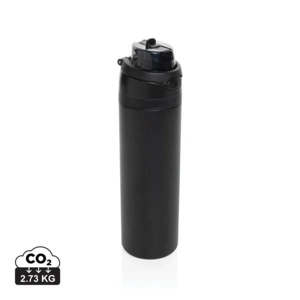 Omni Sip RCS Recycled RVS waterfles 720ML zwart