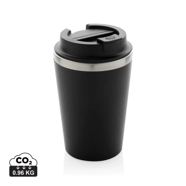 Java RCS recycled dubbel wandige beker 350ML zwart