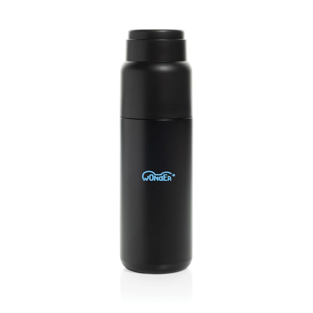 Thermocup RCS recycled geisoleerde fles met beker 500ml